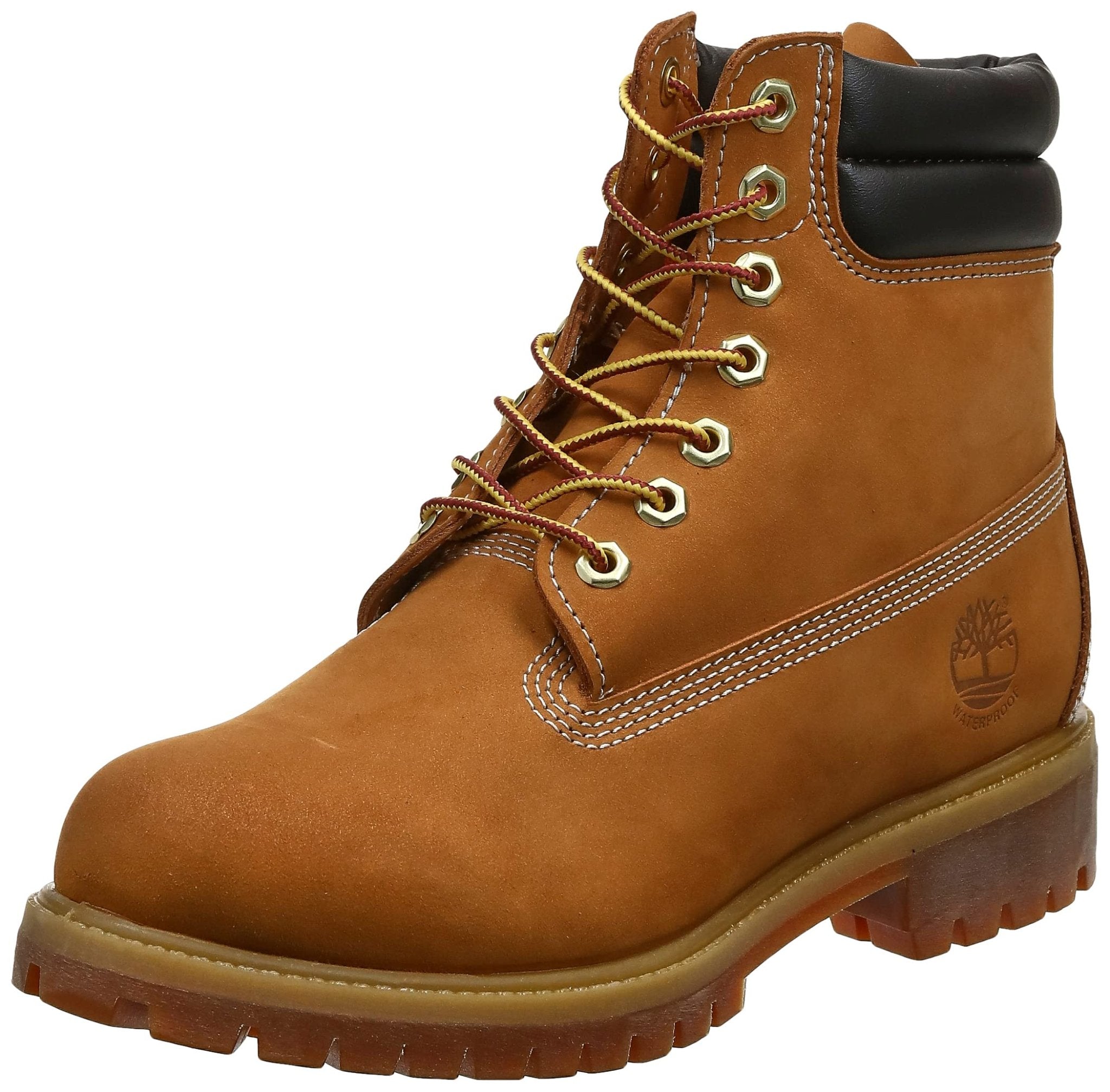 Timberland 6 - Inch Double Collar Ankle Boot - Men's Wheat Nubuck Shoe Deals Outlet