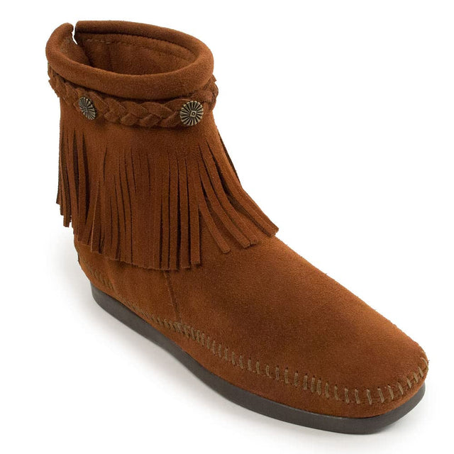 Minnetonka High Top Back Zip Boot - Women