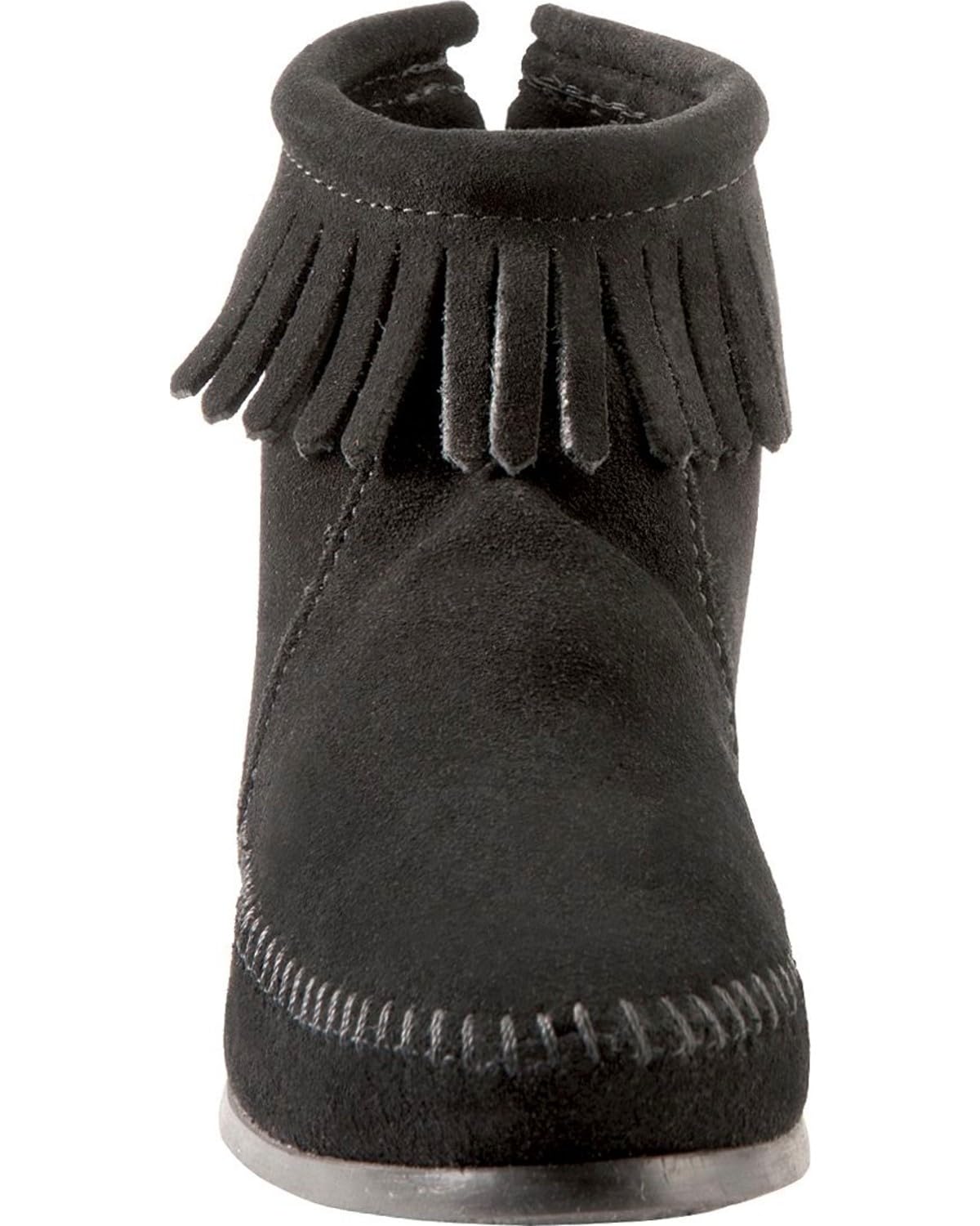 Minnetonka Back Zip Hardsole Boot - Women