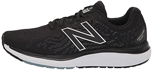 New Balance 680 v7 Fresh Foam M680LB7 - Men's Black/Star Glo Shoe Deals Outlet
