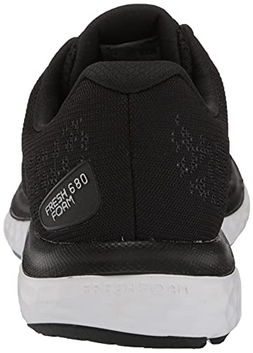 New Balance 680 v7 Fresh Foam M680LB7 - Men's Black/Star Glo Shoe Deals Outlet