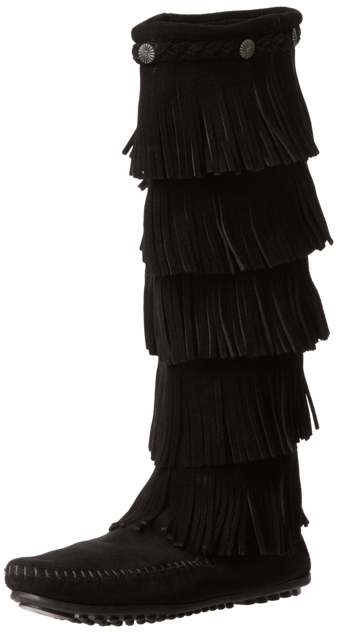 Minnetonka 5-Layer Fringe Boot - Women