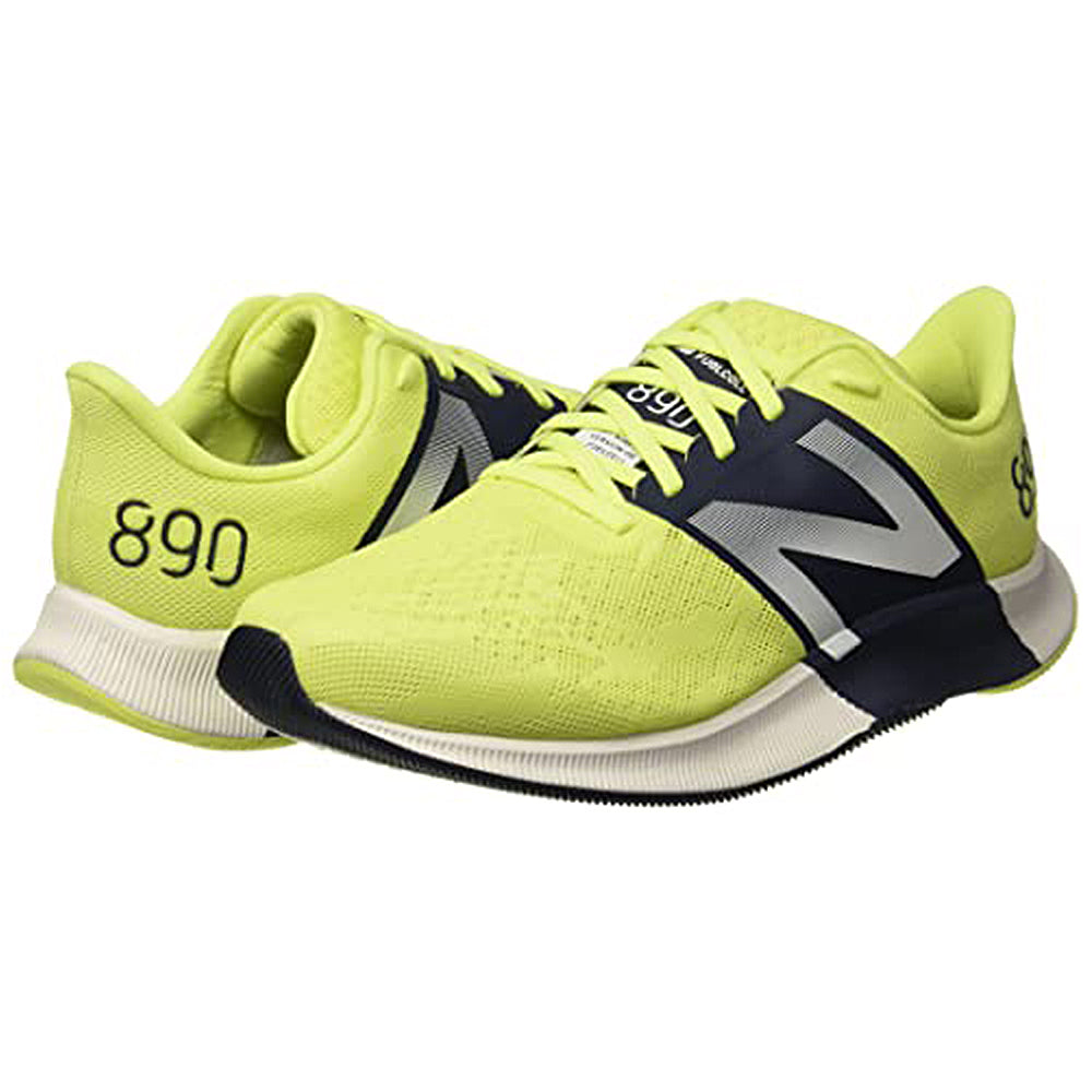 New Balance Women s FuelCell 890 V8 Running Shoe Lemon Slush Summer Fog 7.5