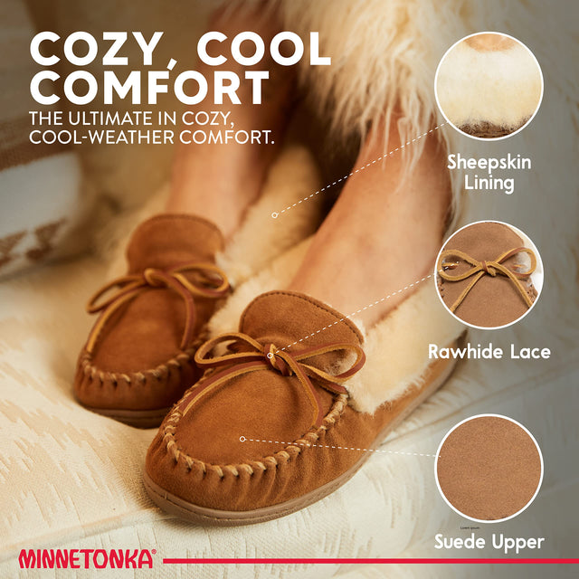 Minnetonka Alpine Sheepskin Slipper - Women