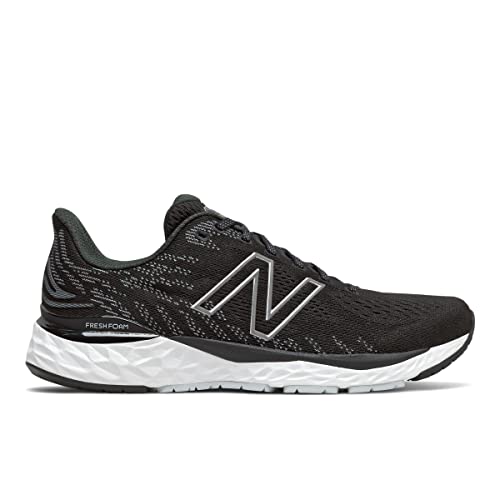 New Balance 880 Fresh Foam M880L11 - Men's Black/White Shoe Deals Outlet