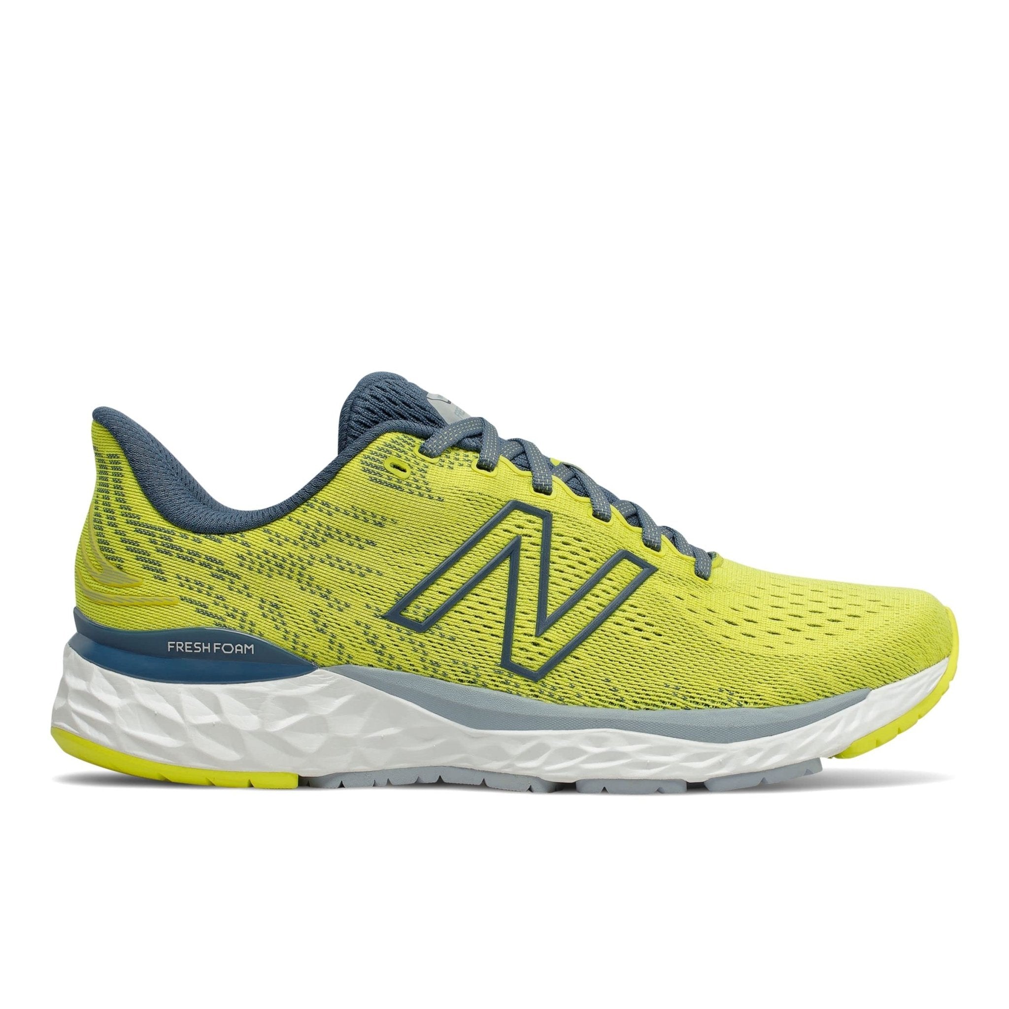 New Balance 880 Fresh Foam M880Y11 - Men's Sulphur Yellow/Deep Ocean Grey Shoe Deals Outlet