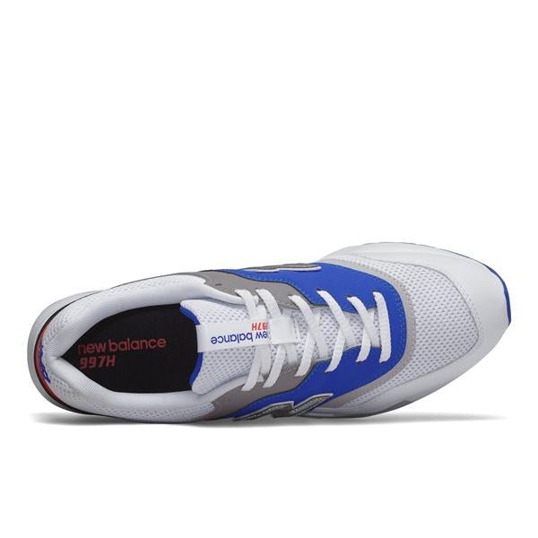 New Balance 997 Classics CM997HZJ - Men's White/Blue/Red Shoe Deals Outlet