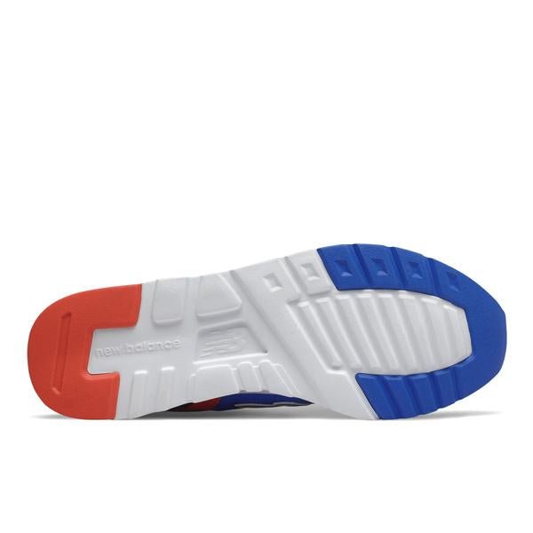 New Balance 997 Classics CM997HZJ - Men's White/Blue/Red Shoe Deals Outlet