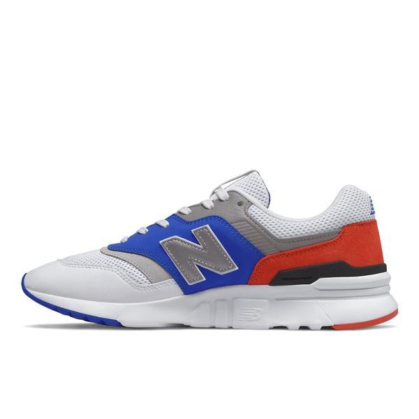 New Balance 997 Classics CM997HZJ - Men's White/Blue/Red Shoe Deals Outlet