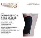 Copperfit Unisex Elite Copper Infused Knee Compression Sleeve - Unisex