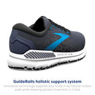 Brooks Addiction GTS 15 - Men's India Ink/Black/Blue Shoe Deals Outlet