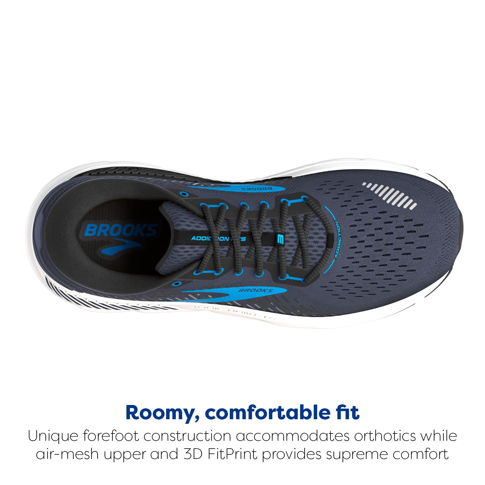 Brooks Addiction GTS 15 - Men's India Ink/Black/Blue Shoe Deals Outlet