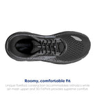Brooks Addiction GTS 15 - Men's Black/Black/Ebony Shoe Deals Outlet