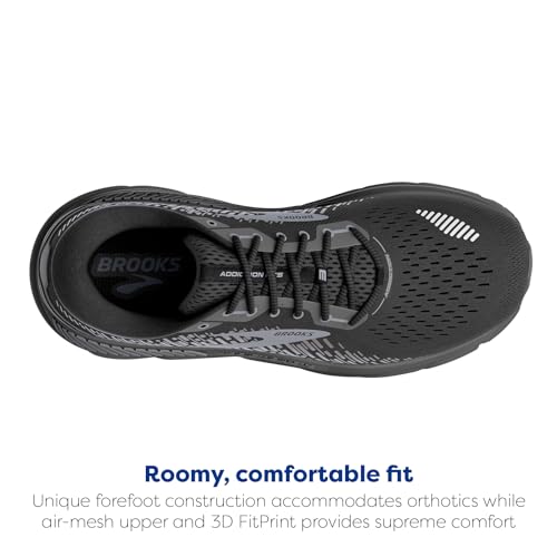 Brooks Addiction GTS 15 - Men's Black/Black/Ebony Shoe Deals Outlet