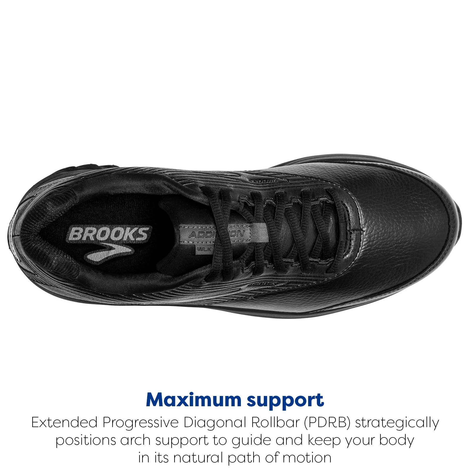 Brooks Addiction Walker 2 - Men's Black/Black Shoe Deals Outlet