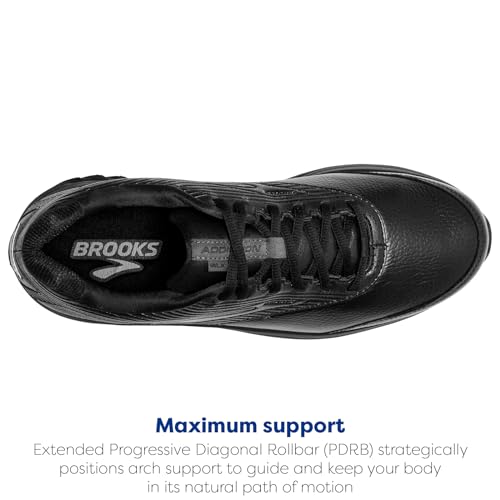Brooks Addiction Walker 2 - Men's Black/Black Shoe Deals Outlet
