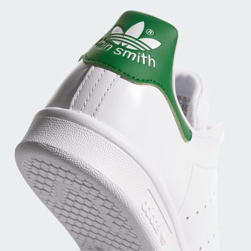 adidas Stan Smith Cloud White / Core White / Green 10.5 M 887383687437 Shoe Deals Outlet