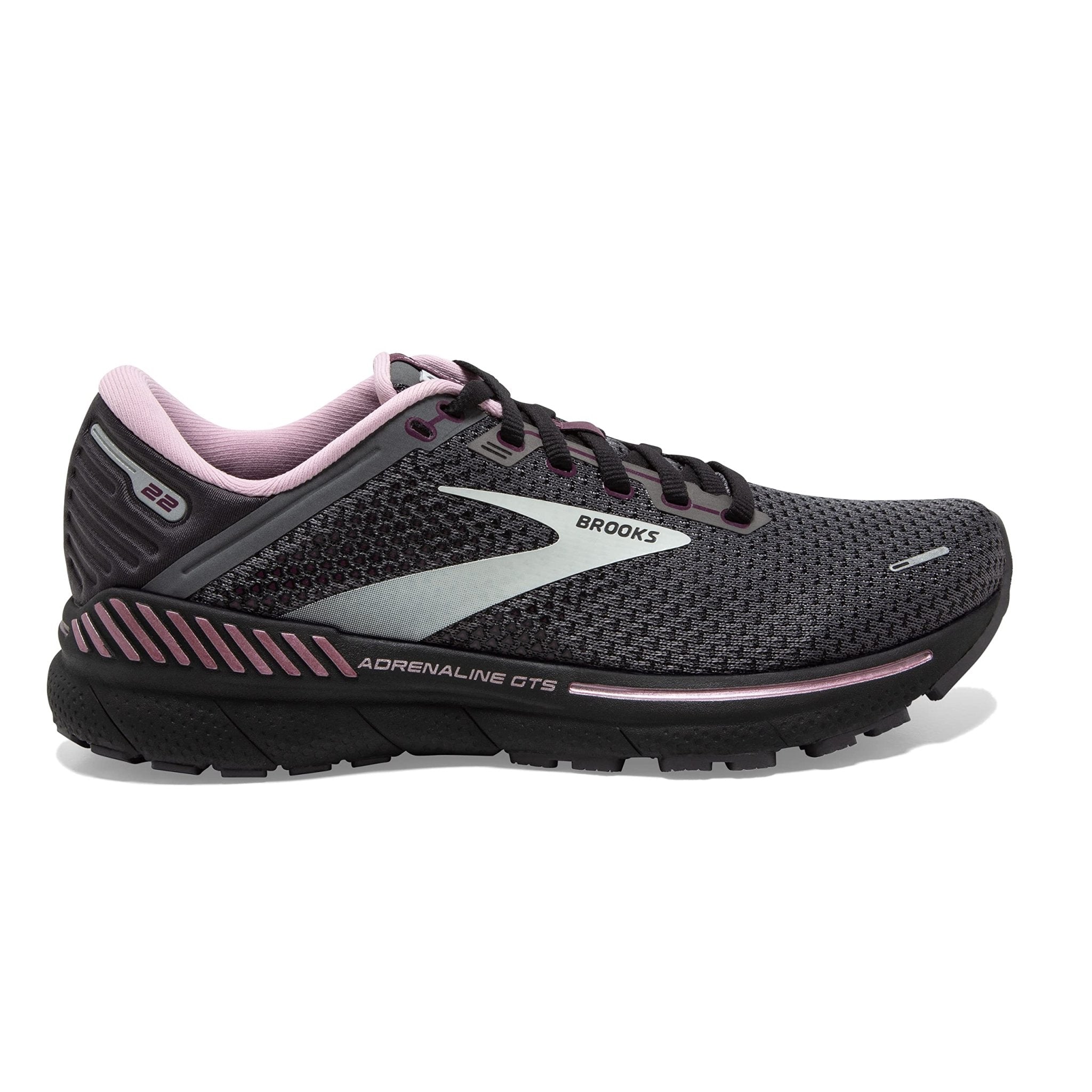 Brooks Adrenaline GTS 22 - Women's Pearl/Black/Metallic Shoe Deals Outlet