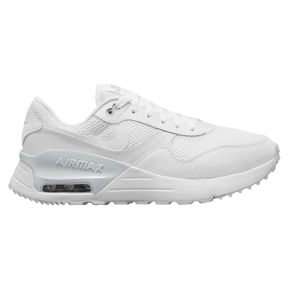 Nike Air Max System - Men's White/White/Pure Platinum Shoe Deals Outlet