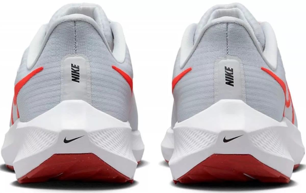 Nike Air Zoom Pegasus 39 - Men's Platinum Tint Crimson White 009 Shoe Deals Outlet