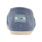 TOMS Alpargata ESP - Women's Blue Slub Chambray Shoe Deals Outlet