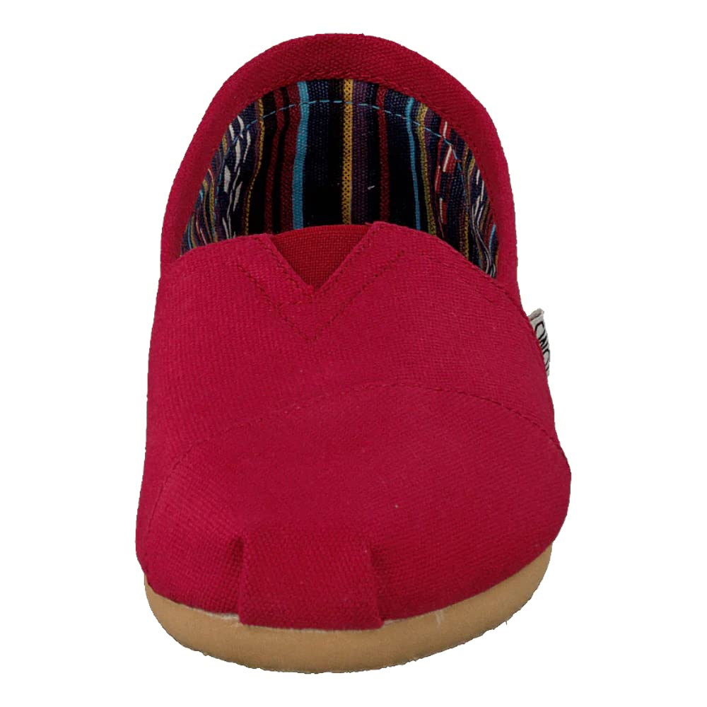 TOMS Alpargata ESP - Women's Red Canvas Shoe Deals Outlet