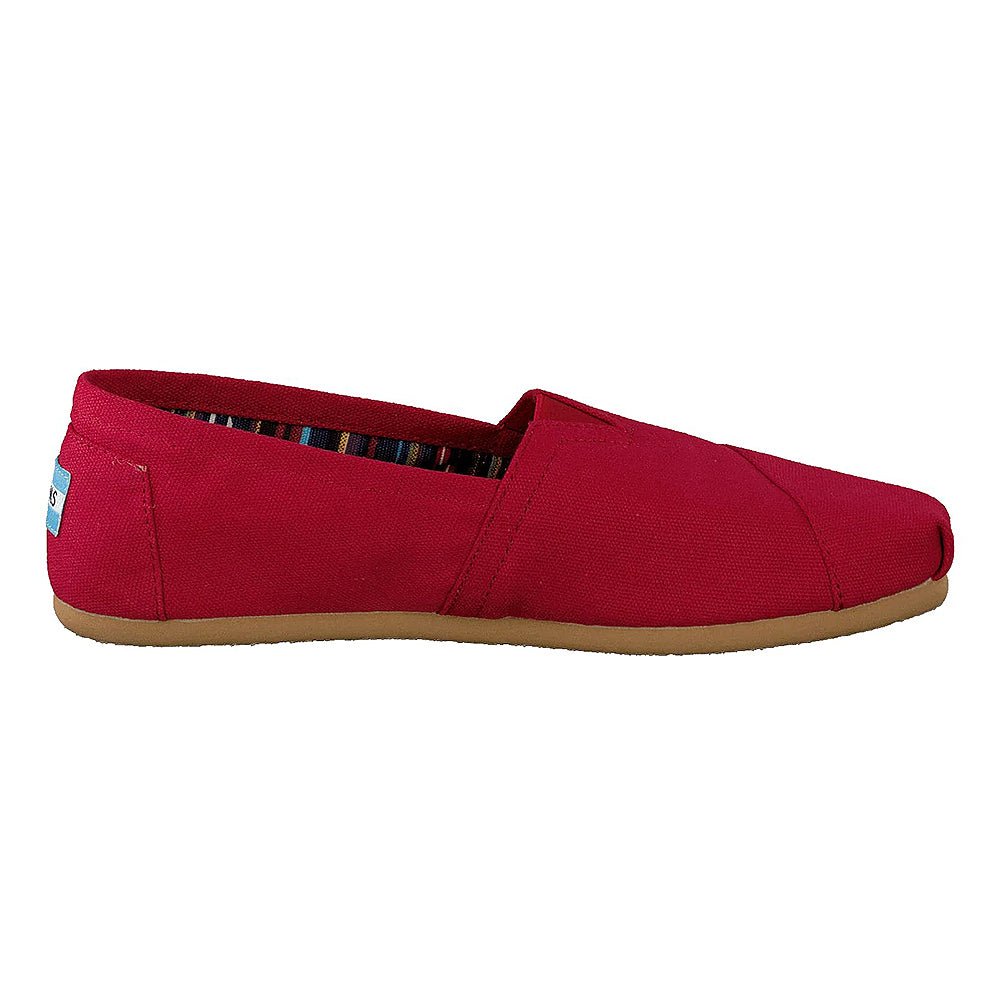 TOMS Alpargata ESP - Women's Red Canvas Shoe Deals Outlet