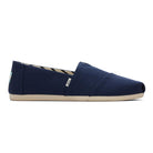 TOMS Alpargata ESP - Women's Navy Recycled Cotton Canvas Shoe Deals Outlet