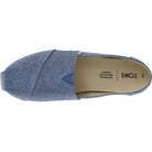 TOMS Alpargata ESP - Women's Blue Slub Chambray Shoe Deals Outlet