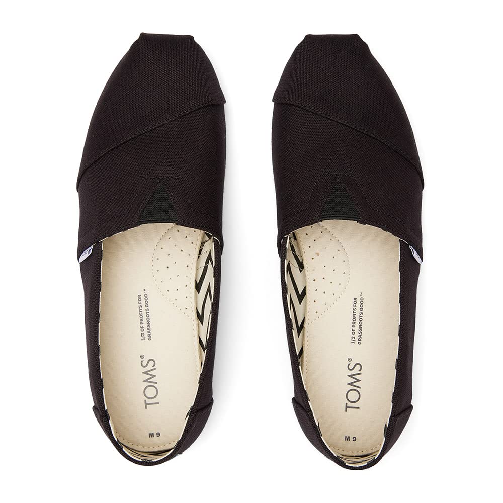 TOMS Alpargata - Men's Black/Black Canvas Shoe Deals Outlet