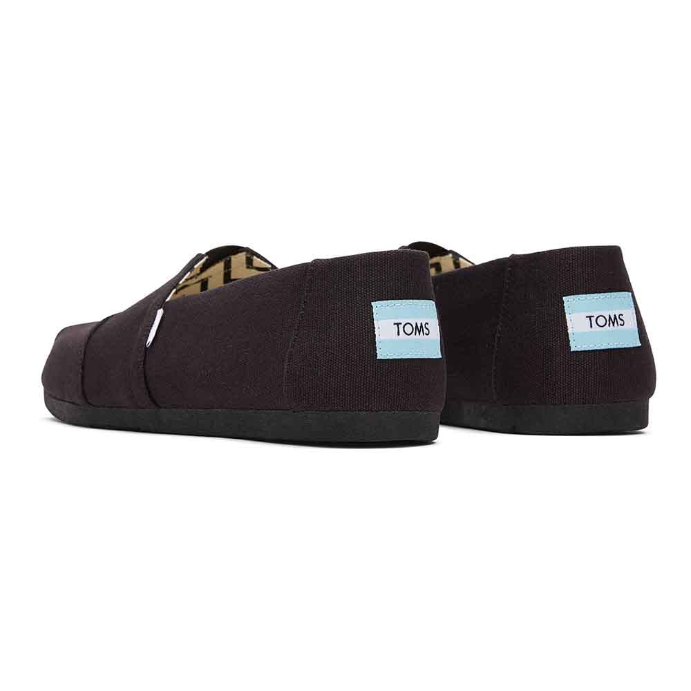 TOMS Alpargata - Men's Black/Black Canvas Shoe Deals Outlet