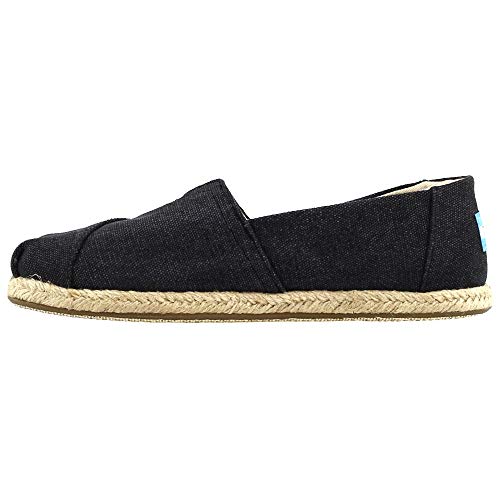 TOMS Alpargata Rope Sole Espadrille - Women's Black Shoe Deals Outlet