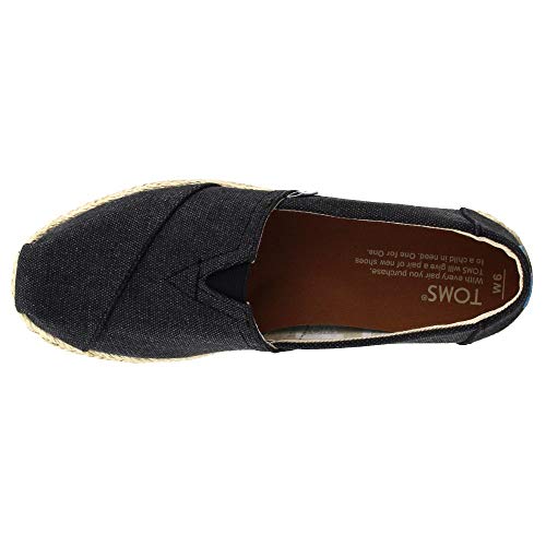 TOMS Alpargata Rope Sole Espadrille - Women's Black Shoe Deals Outlet