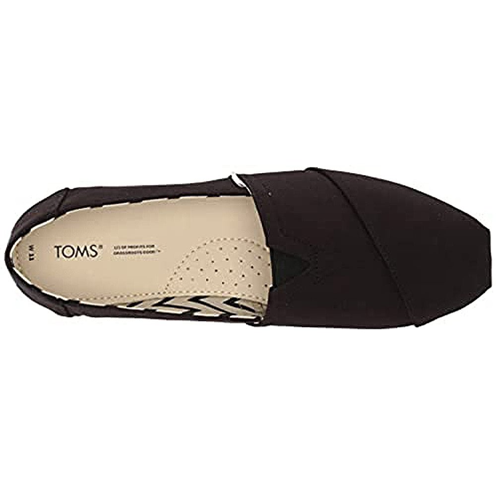 TOMS Alpargata - Women's Black/Black Canvas Shoe Deals Outlet
