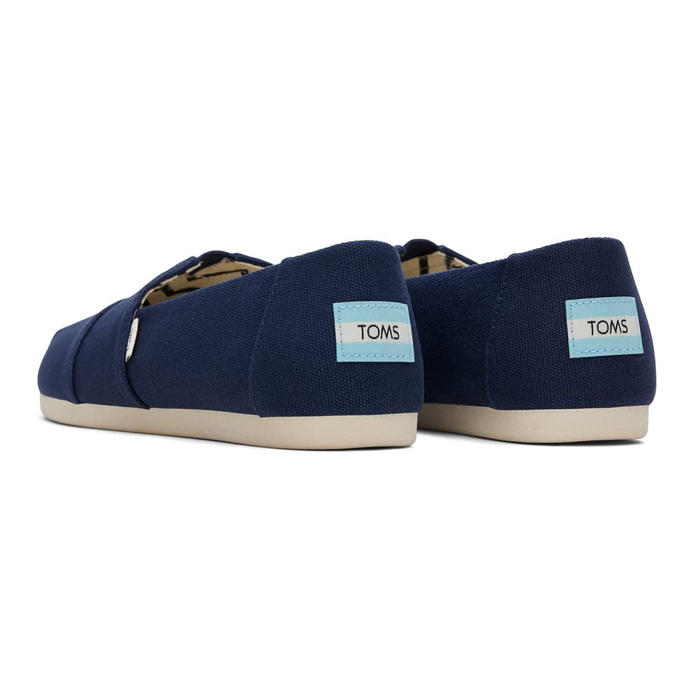 TOMS Alpargata - Women's Navy Canvas Shoe Deals Outlet