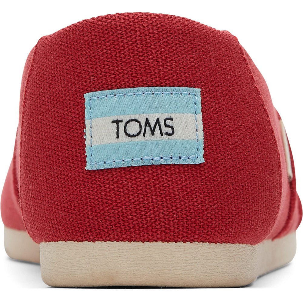 TOMS Alpargata - Women's Red Canvas Shoe Deals Outlet