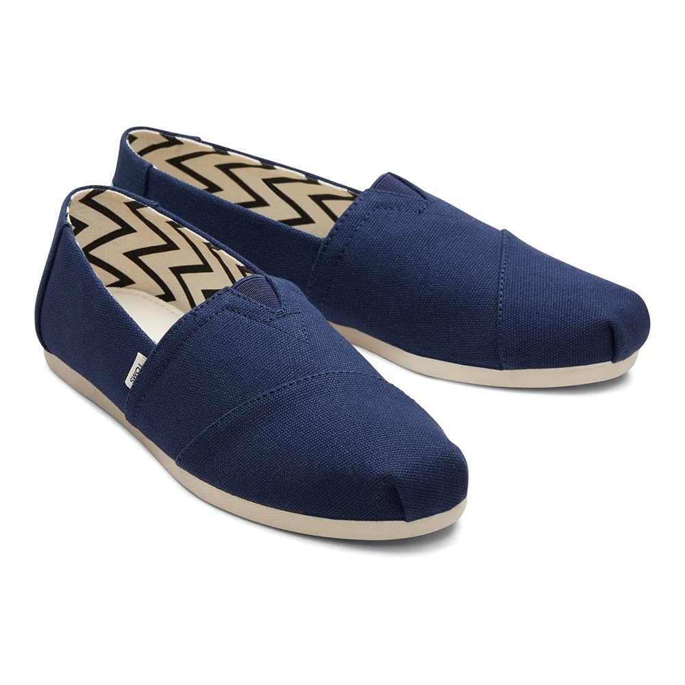 TOMS Alpargata - Women's Navy Canvas Shoe Deals Outlet