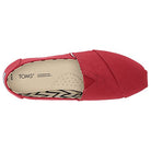TOMS Alpargata - Women's Red Canvas Shoe Deals Outlet
