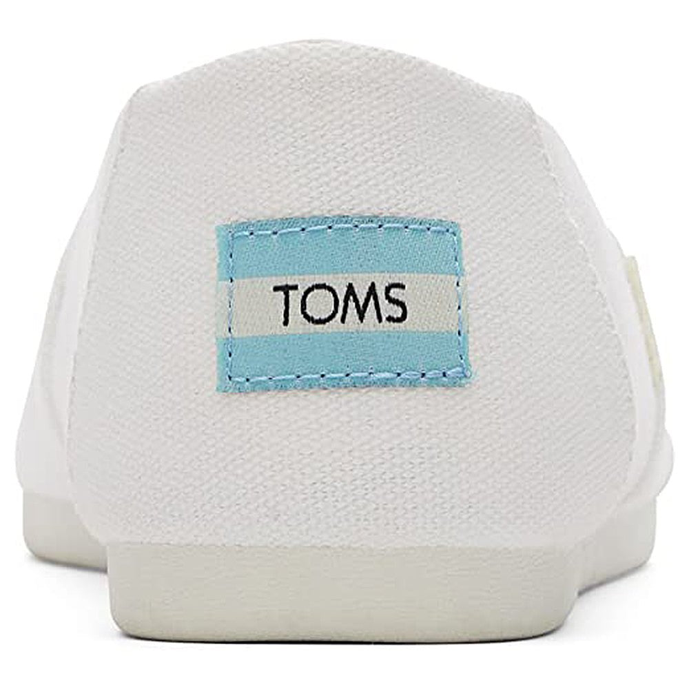 TOMS Alpargata - Women's White Canvas Shoe Deals Outlet