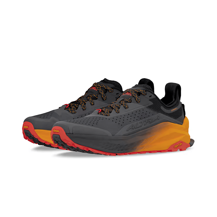 Altra Olympus 6 Black / Orange 11 M 197642800119 Shoe Deals Outlet