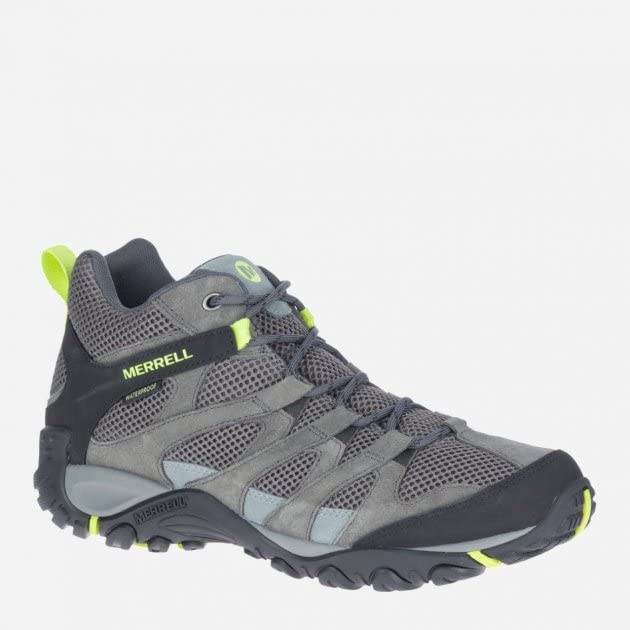 Merrell Alverstone Mid Gore - Tex - Men's Granite/Keylime Shoe Deals Outlet