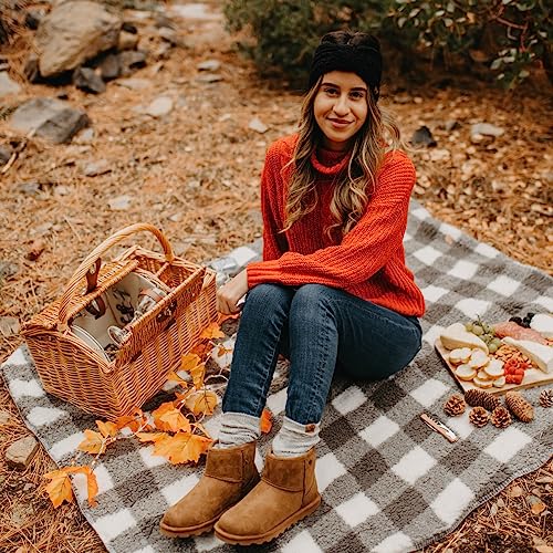 BEARPAW Alyssa Vegan Boots - Women's Hickory Shoe Deals Outlet
