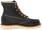 Thorogood American Heritage Moc Toe Maxwear Wedge 6 inch - Men's Black Shoe Deals Outlet