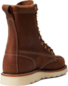 Thorogood American Heritage Moc Toe Maxwear Wedge Trail 8 inch - Men's Trail Crazhyhorse - Cream Shoe Deals Outlet