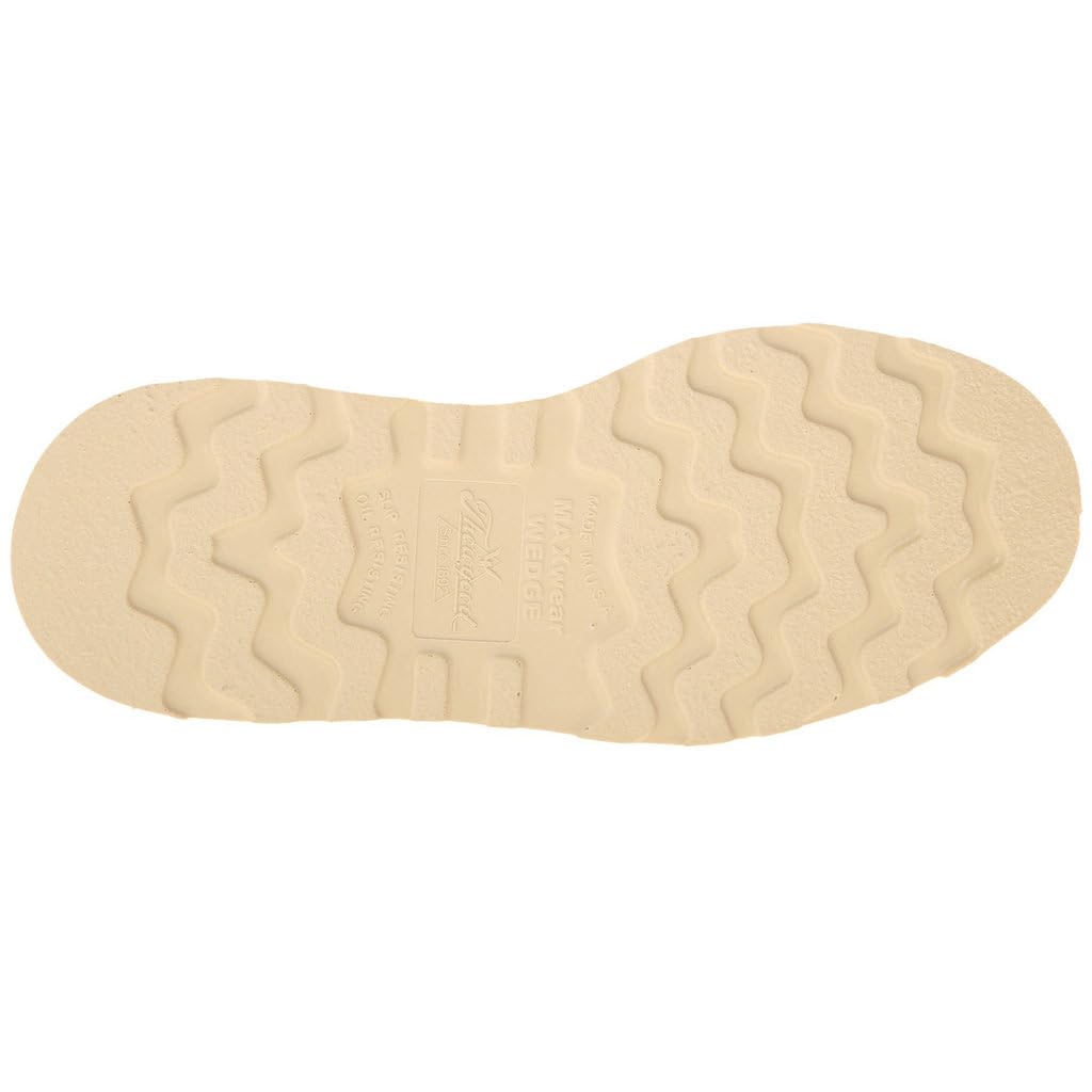 Thorogood American Heritage Moc Toe Maxwear Wedge Trail 8 inch - Men's Trail Crazhyhorse - Cream Shoe Deals Outlet