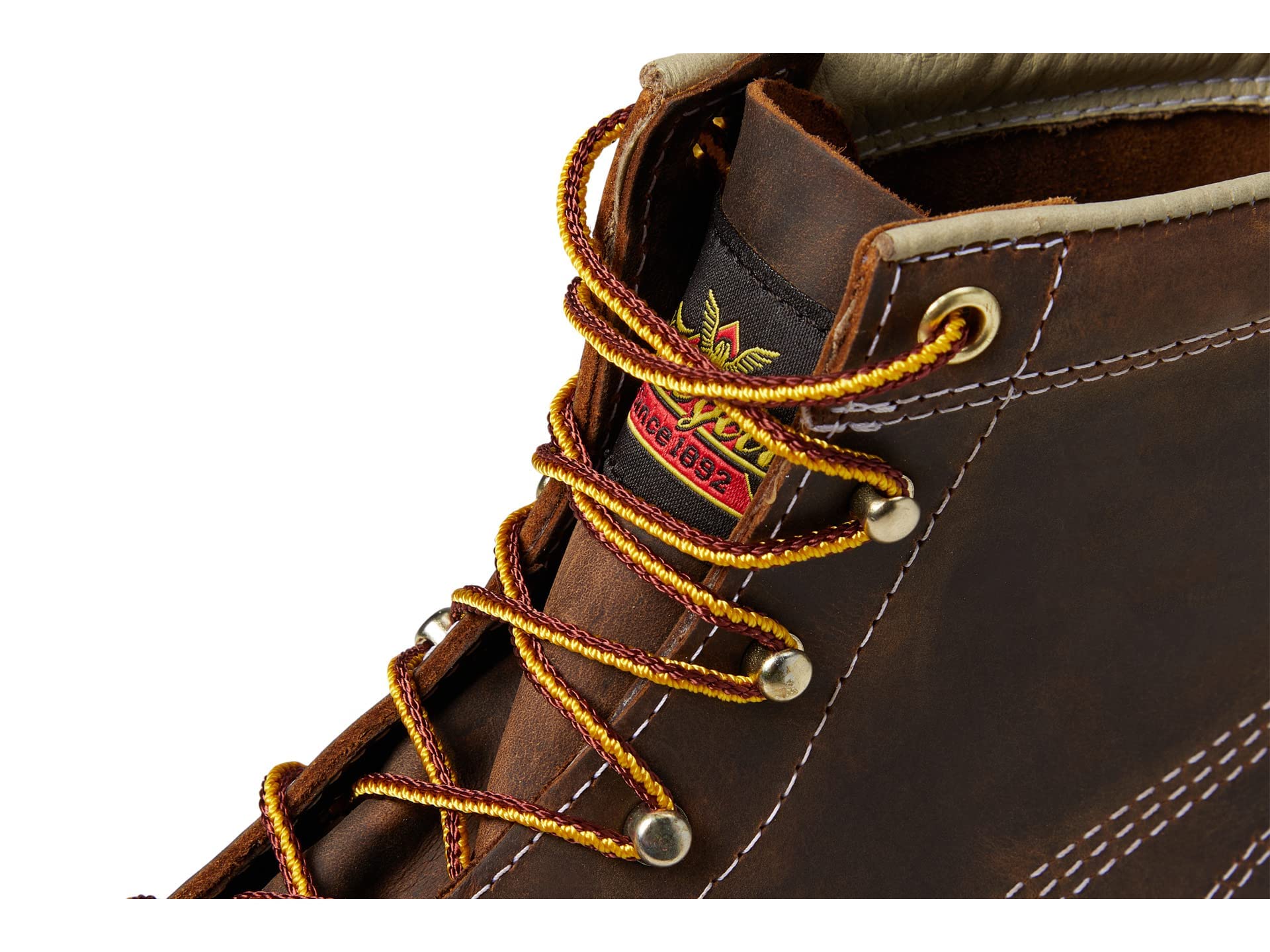 Thorogood American Heritage Steel Moc Toe Maxwear Wedge Trail 6 inch - Men's Crazyhorse Shoe Deals Outlet