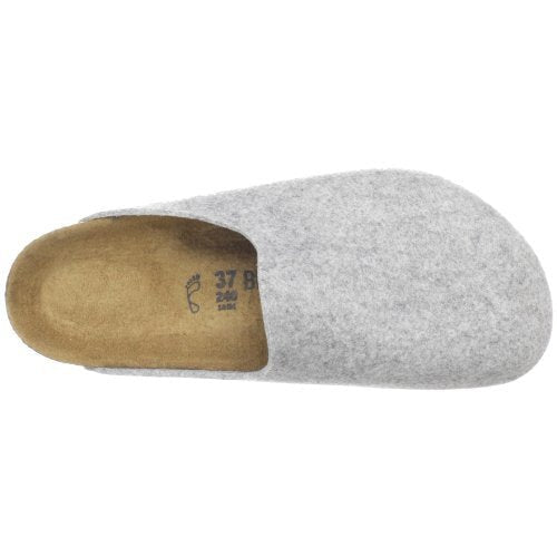 Birkenstock Amsterdam Vegan - Unisex Light Grey Shoe Deals Outlet