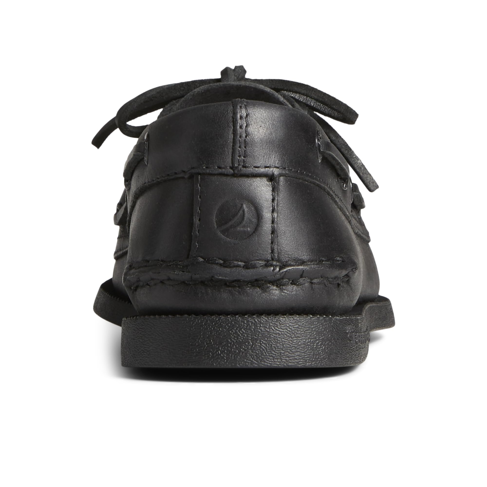 Sperry A/O 2 - EYE LEATHER - Men's BLACK Shoe Deals Outlet