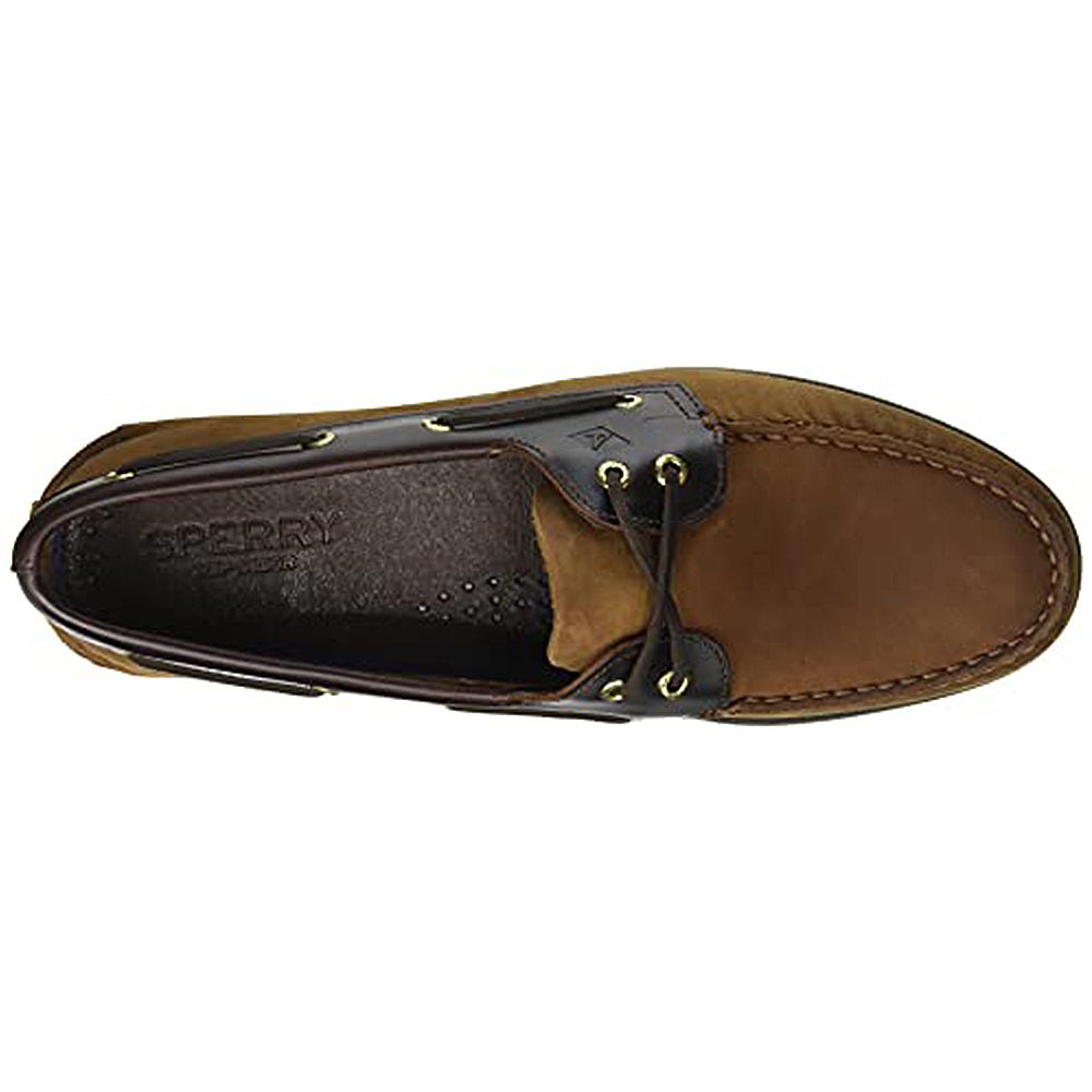 Sperry A/O 2 - EYE LEATHER - Men's BROWN/BUC BROWN Shoe Deals Outlet