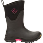 The Original Muck Boot Company Arctic Ice Mid Agat - Women's Black/Hot Pink Shoe Deals Outlet